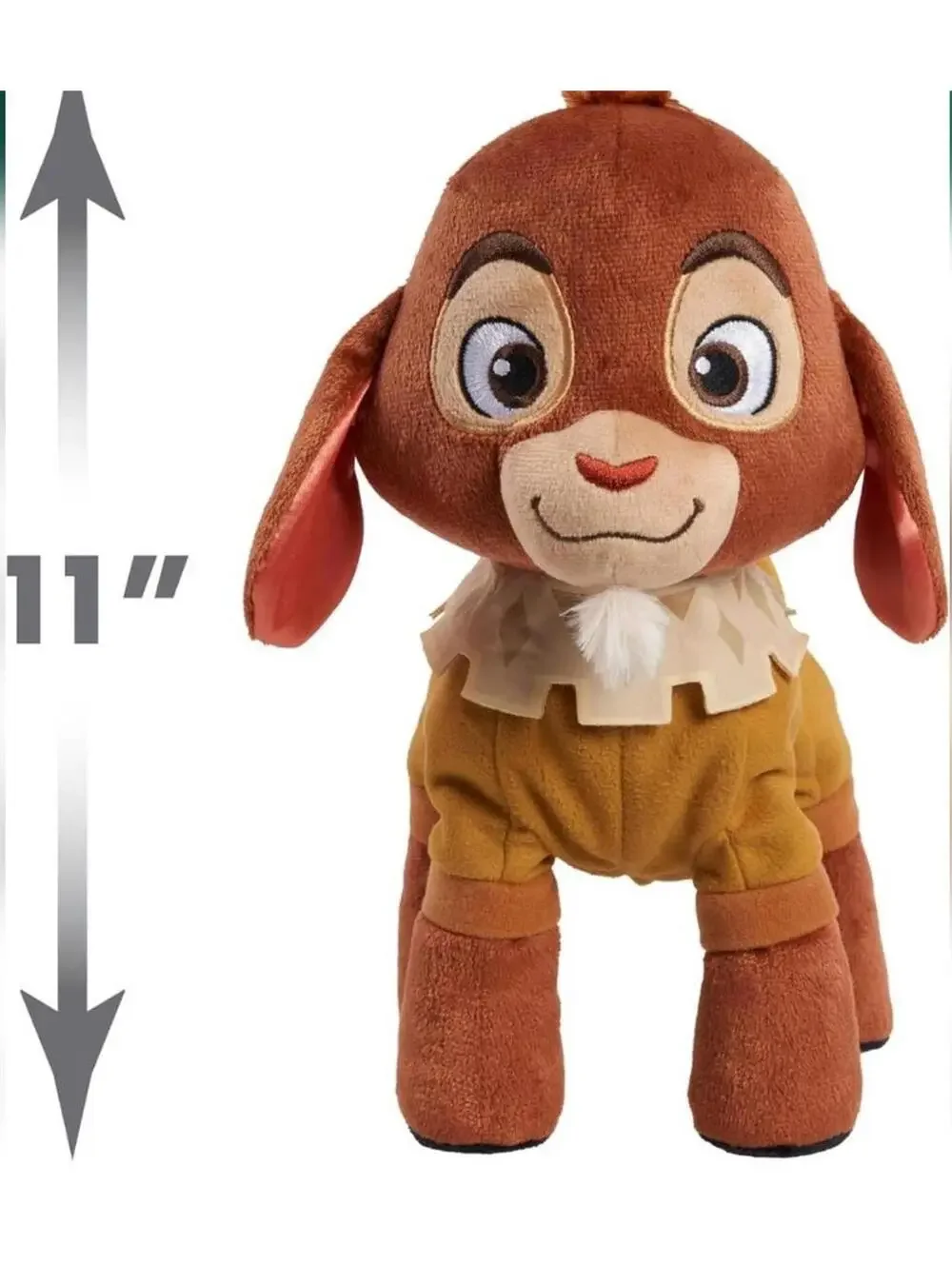 Disney Wish Walk 'n Talk Valentino Fainting Goat, 11-Inch Interactive Plush Toy